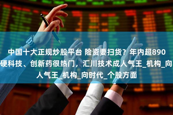 中国十大正规炒股平台 险资要扫货？年内超8900次调研A股，硬科技、创新药很热门，汇川技术成人气王_机构_向时代_个股方面