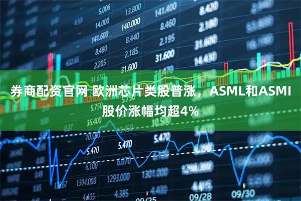 券商配资官网 欧洲芯片类股普涨，ASML和ASMI股价涨幅均超4%